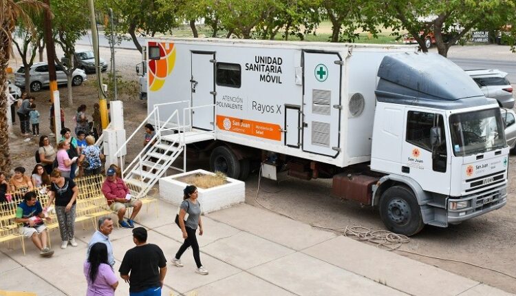 Las Unidades Sanitarias Móviles acercan atención y prevención al Departamento Angaco