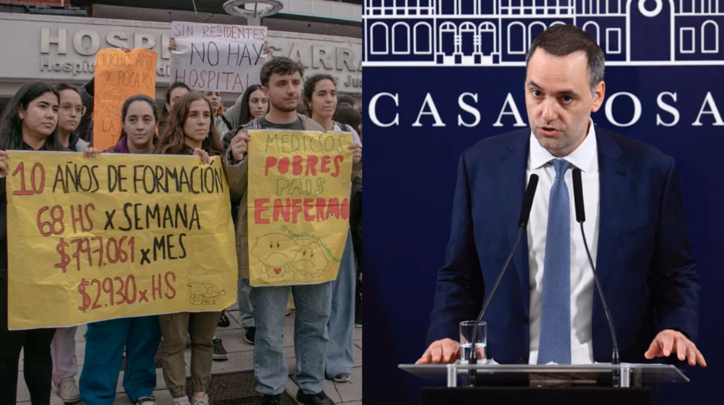 El Gobierno criticó la protesta de los médicos del Garrahan y negó un desfinanciamiento del hospital