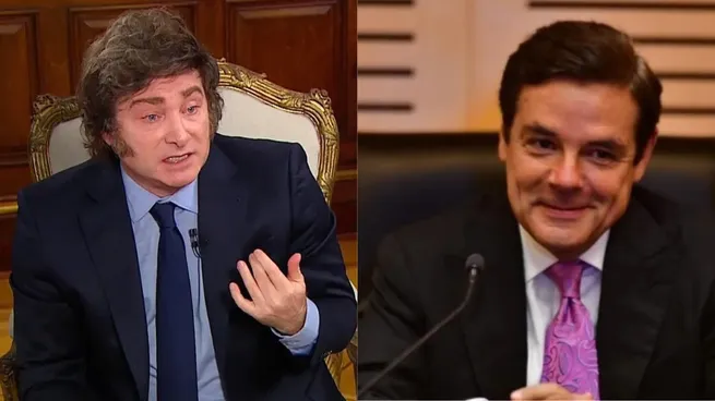 Javier Milei y Carlos Rovira