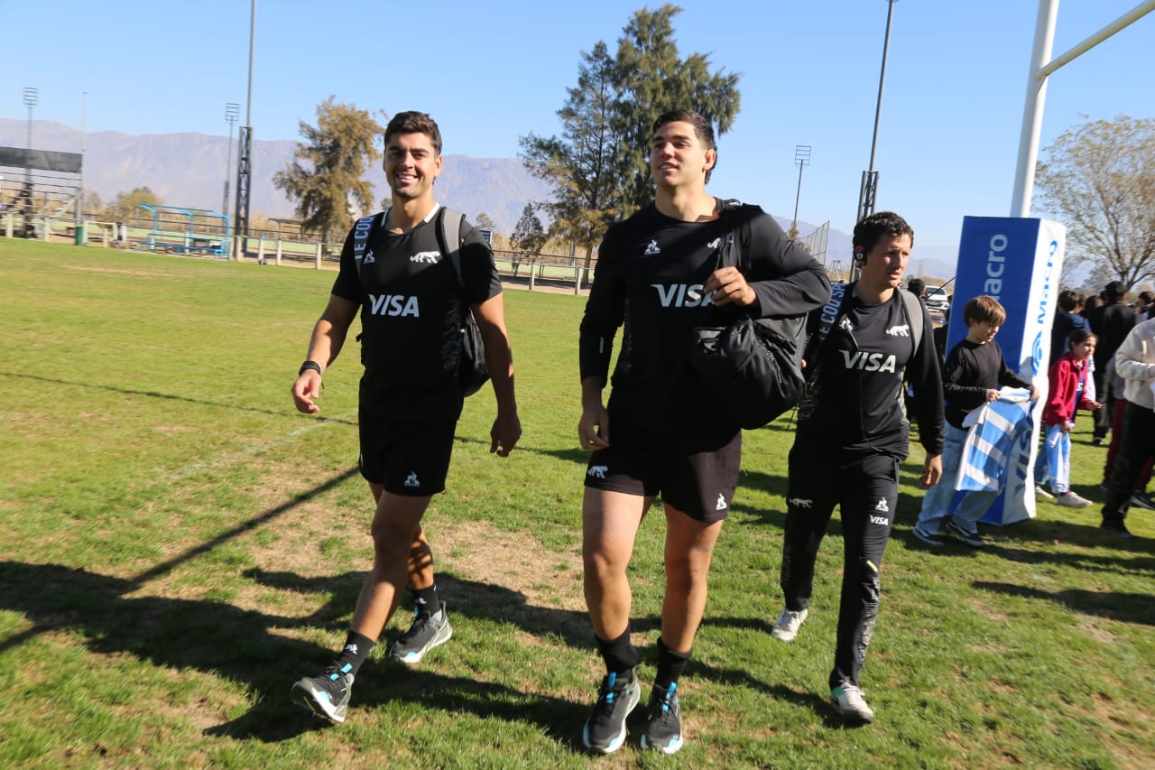 Los Pumas tuvieron su primer entrenamiento en San Juan