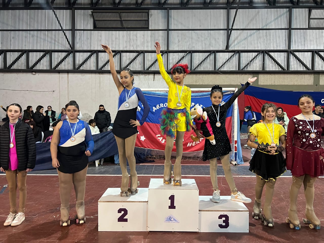 Patinadores de San Martín brillaron en la Copa Aconcagua