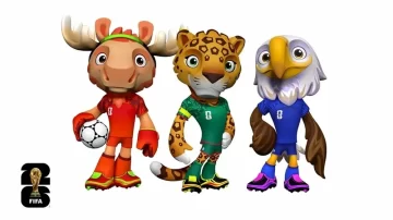 Se conocieron las mascotas oficiales del Mundial 2026: un alce, un jaguar y un águila