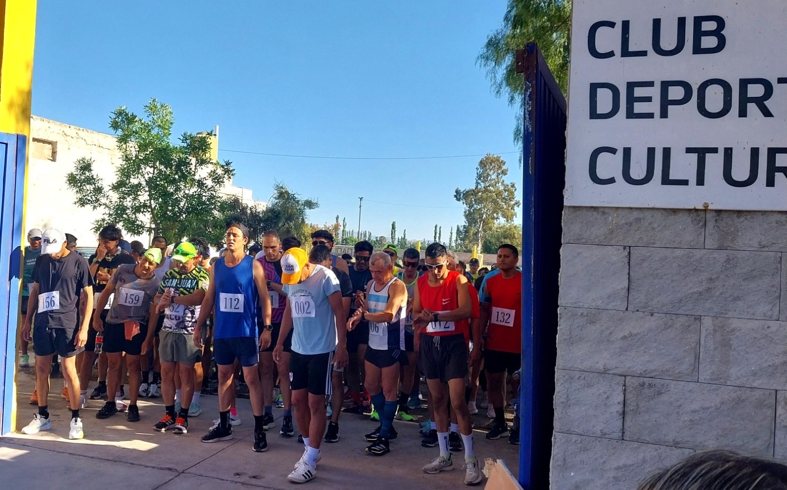 Se corrió la Maratón del Club Deportivo Angaco