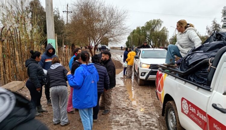 El Gobierno realizará un operativo para relevar el impacto del temporal en familias de la cordillera