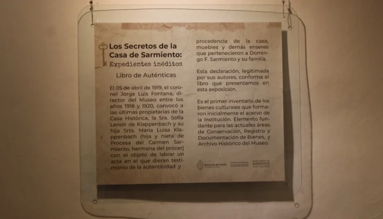 Un acta de 1911 revela los primeros pasos de la Casa Natal de Sarmiento como espacio de memoria