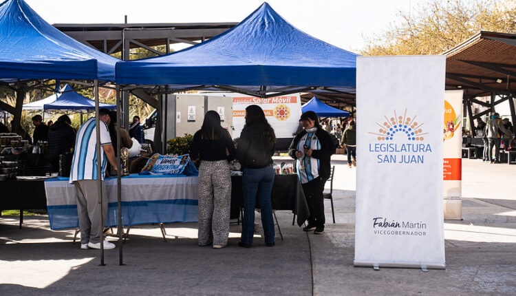 La Legislatura llevó inclusión y reciclaje a la Feria Agroproductiva de San Juan