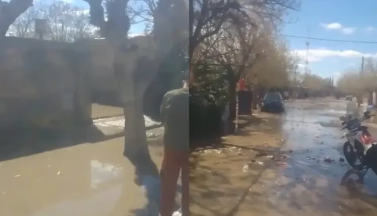 Alerta en Chimbas: vecinos denuncian un nuevo desborde del canal Cordero por acumulación de basura