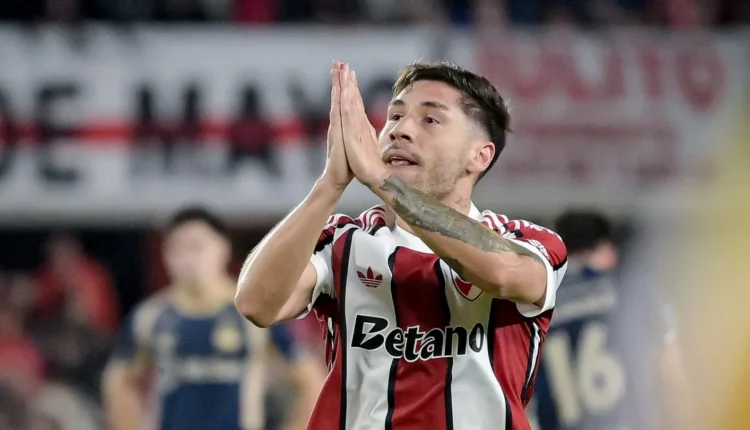 River confirmó la lesión de Montiel y no jugará ante Independiente