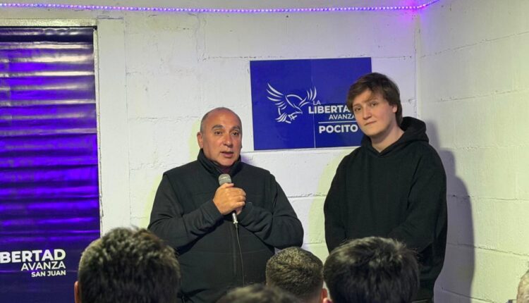 Peluc acelera la construcción del sello libertario en San Juan y marca la cancha de cara al escenario electoral