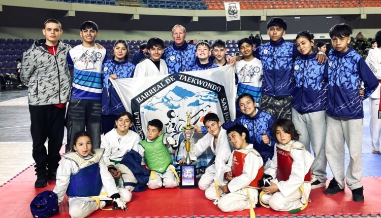La Escuela de Taekwondo de Barreal brilló en La Rioja con una lluvia de medallas