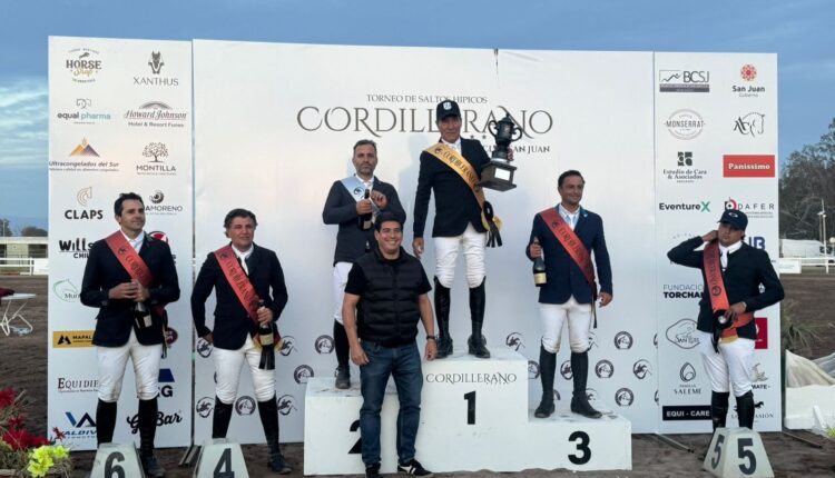 Histórico podio internacional para el jinete sanjuanino Santiago Muñoz en Buenos Aires