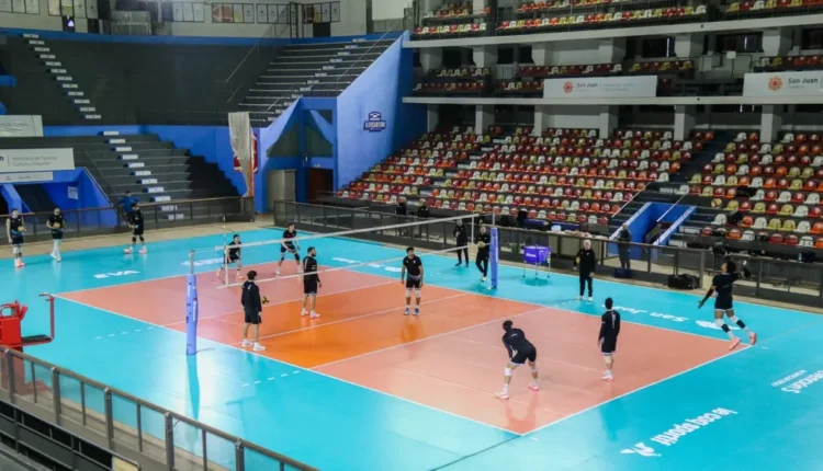 La Selección Argentina de vóley ya entrena en San Juan y se prepara para enfrentar a Japón B