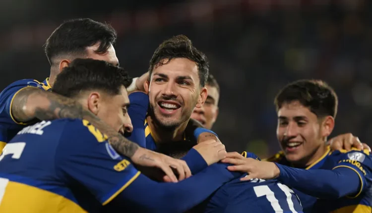 Boca reaccionó a tiempo y venció 3-1 a Recoleta por la Copa Sudamericana