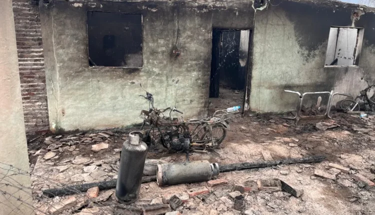 Incendio en Pocito: una mujer y una niña terminaron con quemaduras graves y debieron ser hospitalizadas