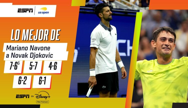 La Nave se impuso en cinco sets y se convirtió en el primer jugador en eliminar al serbio en la primera ronda de un Grand Slam en 20 años. Nole volvió a sufrir problemas físicos y vomitó en pleno partido