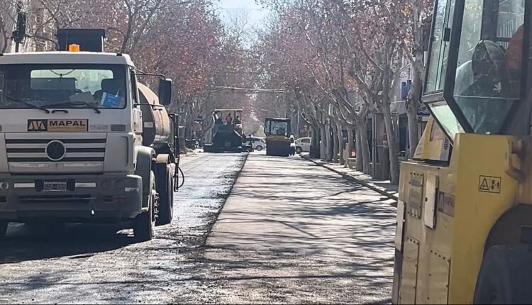 Plan 50 Cuadras: la repavimentación del microcentro ya alcanzó el 40% de avance