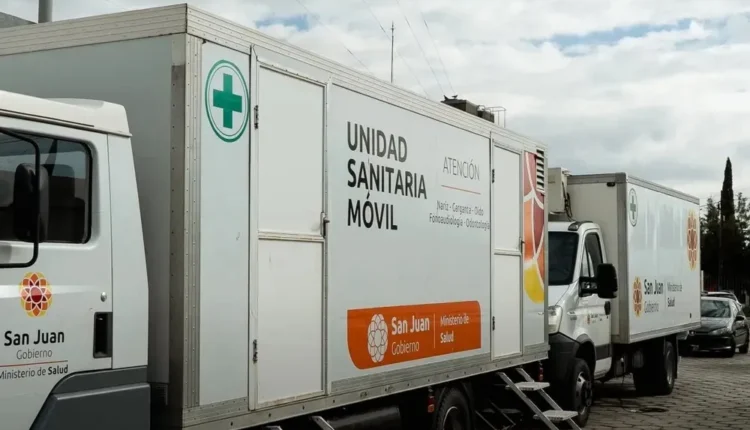 Las Unidades Sanitarias Móviles llegan a Pocito con atención gratuita durante cuatro días
