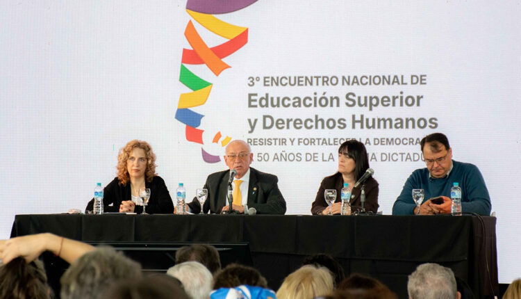 La UNSJ es sede del 3° Encuentro Nacional de Educación Superior y Derechos Humanos con masiva convocatoria federal