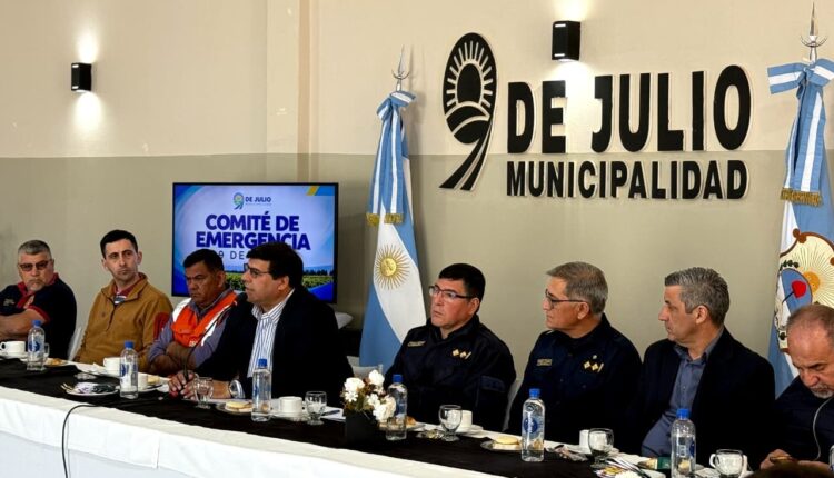 9 de Julio conformó el Comité de Emergencia y fortalece la coordinación ante contingencias climáticas