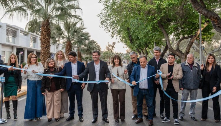 Orrego inauguró los 3,5 kilómetros renovados de la avenida Libertador y confirmó que los trabajos seguirán hacia el este
