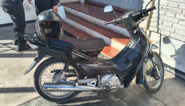 Recuperan en Pocito una moto robada bajo la modalidad Uber y la restituyen a su dueño