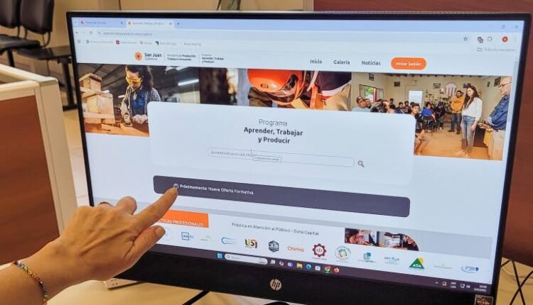 Gobierno lanzará en octubre una web y app para el programa Aprender, Trabajar y Producir