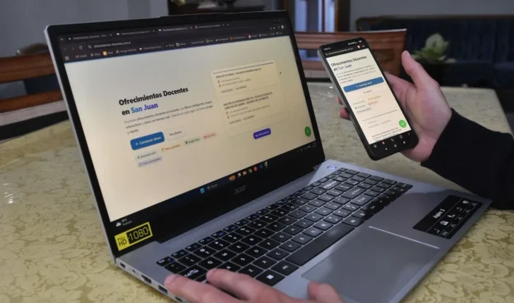 Docentes sanjuaninos crearon “Cátedra”, la plataforma digital que centraliza y notifica los llamados laborales