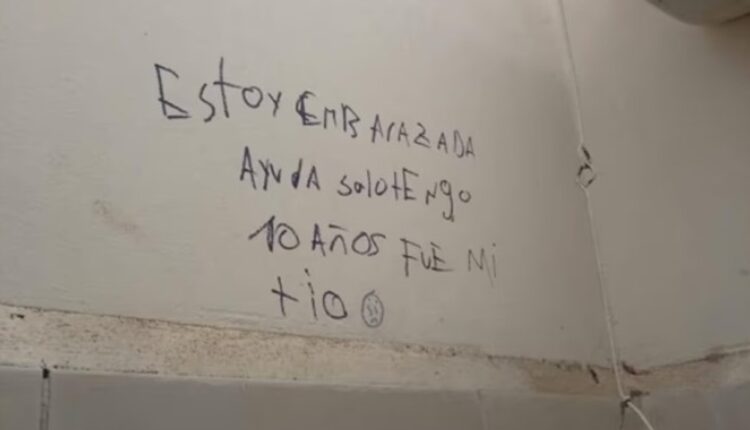 Giro en la investigación por las pintadas en Rawson: analizan cámaras para saber si fue un pedido de auxilio real