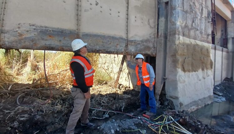 Hidráulica culminó una intervención de emergencia en las compuertas del Dique Pachimoco