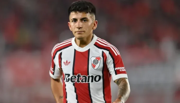 Golpe para River: Almada sufrió un desgarro y estará al menos tres semanas afuera