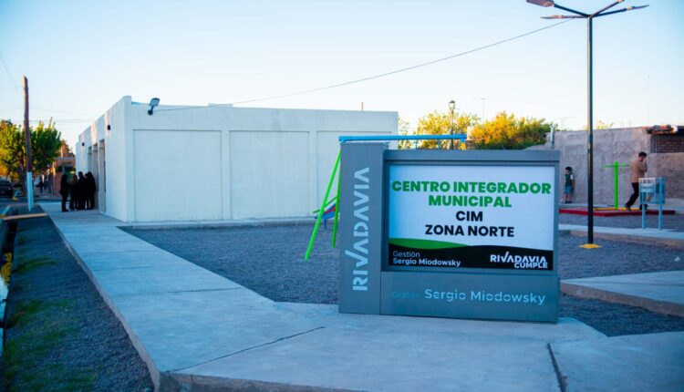 Rivadavia transforma un lugar olvidado en un nuevo espacio para los vecinos: Miodowsky inauguró el primer Centro Integrador Municipal