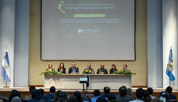 Salud impulsa una jornada de actualización para fortalecer la prevención del suicidio