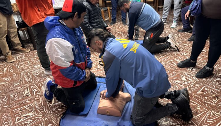 Deporte fortalece la prevención y la atención de emergencias en los clubes de Pocito