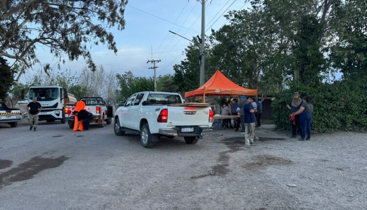 Operativo oficial: asistencia y relevamiento en Rawson y Santa Lucía tras los incendios por el Zonda
