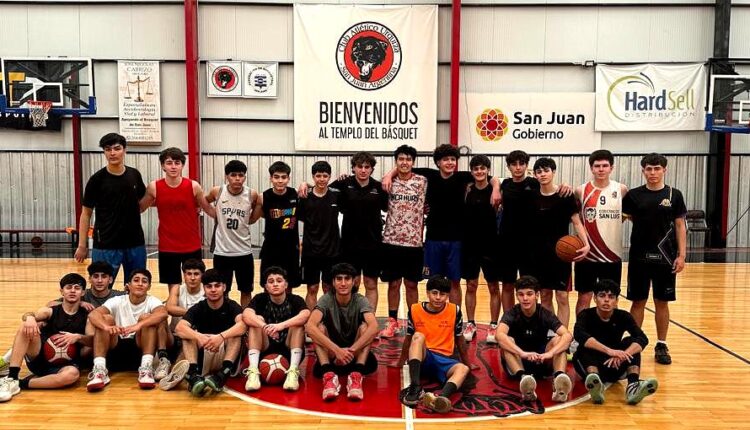 Camino a Mendoza: el básquet masculino de San Juan afina la puntería rumbo a los Juegos Binacionales