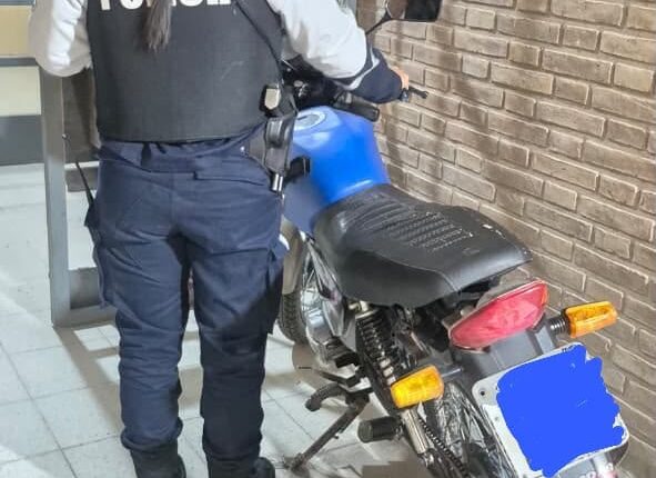 25 de Mayo: secuestraron una moto con motor y cuadro adulterados