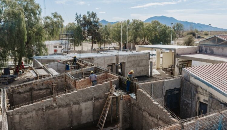 Escuela Gascón de Jáchal: la obra en Niquivil llegó al 86% de avance y se encamina a su recta final