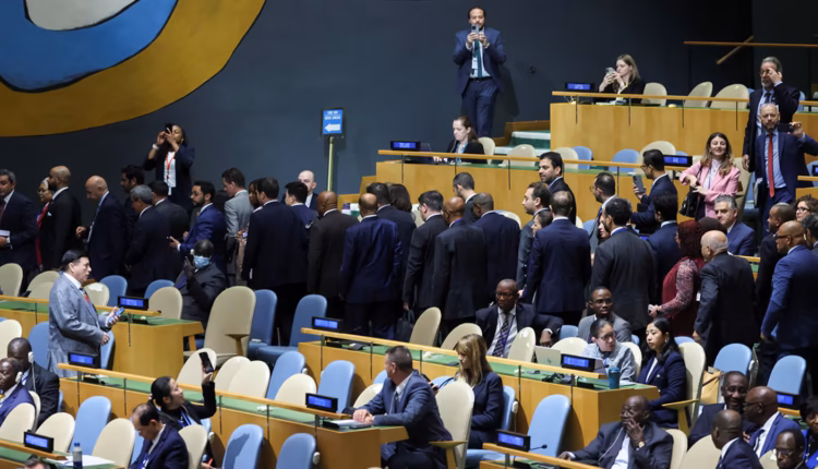 Delegados de distintos países abandonaron la Asamblea General de la ONU ante el discurso de Benjamin Netanyahu
