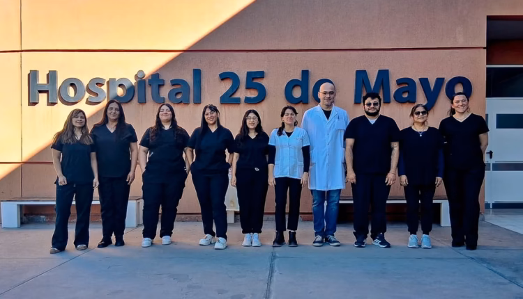 Hito sanitario en la periferia: el Hospital 25 de Mayo realizó su primera ablación de córneas con equipo propio