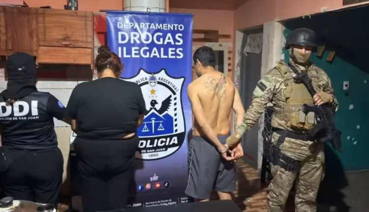 Operativo antidrogas en Caucete: desbaratan un búnker que funcionaba al lado de un centro de adicciones