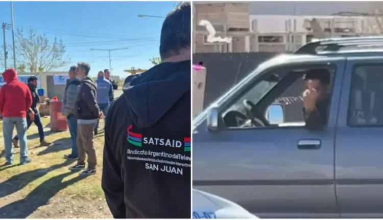 Fuerte tensión en Chimbas: Sergio Vallejos protagonizó un polémico gesto frente a los empleados de Bio Cordillerana