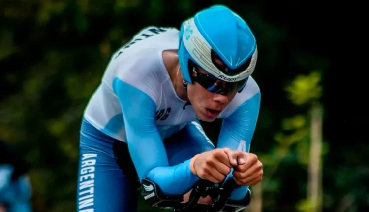 Orgullo sanjuanino en los ODESUR: Mateo Kalejman se consagró campeón en contrarreloj