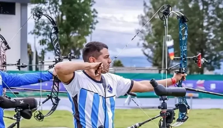 El arquero sanjuanino Lucas Garcés debutó en los Juegos Suramericanos y ya palpita los 16avos de final
