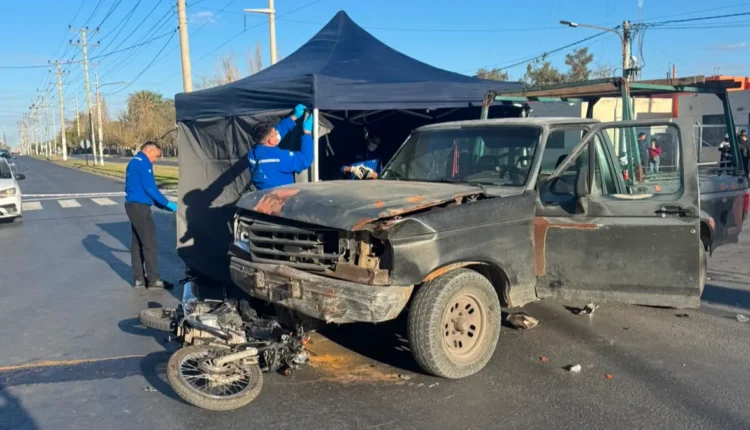 Identificaron al joven motociclista que perdió la vida en un choque en Rawson