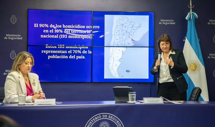 Denuncian penalmente a Patricia Bullrich y Alejandra Monteoliva por los dichos de Javier Milei sobre los 30.000 “terroristas”