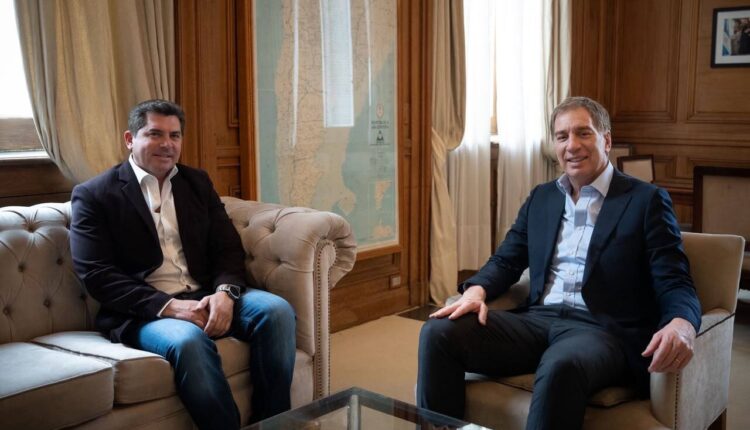 Santilli recibió a Orrego en Casa Rosada y el gobernador respaldó la eliminación de las PASO
