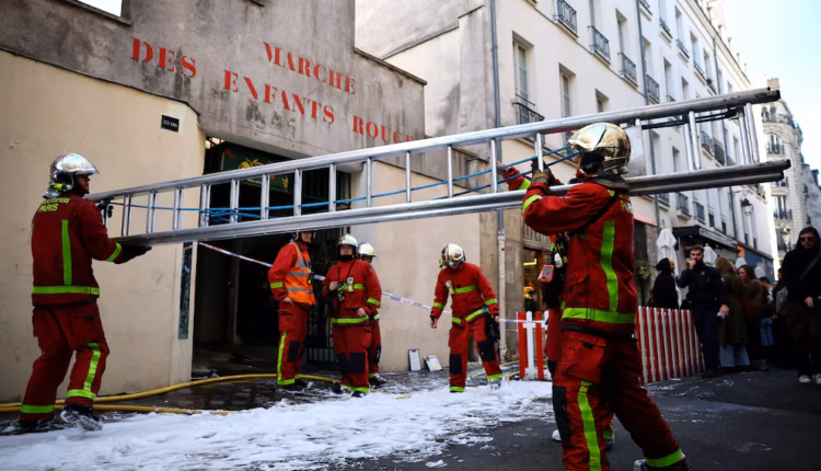 Un incendio quema por completo el mercado más antiguo de París, el Marché des Enfants Rouges
