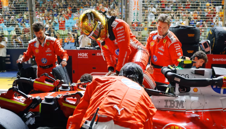 Crece la interna en Ferrari: Lewis Hamilton ignoró una orden del jefe de equipo en el GP de Singapur de F1