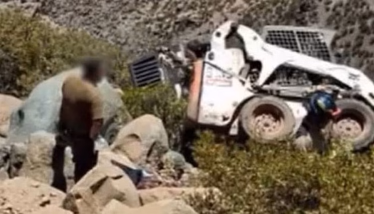 Tragedia en una mina de Chile: un trabajador murió tras caer con un bulldozer en un precipicio