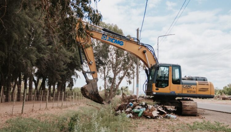 San Juan refuerza la limpieza de desagües en San Martín y 25 de Mayo ante posibles crecientes